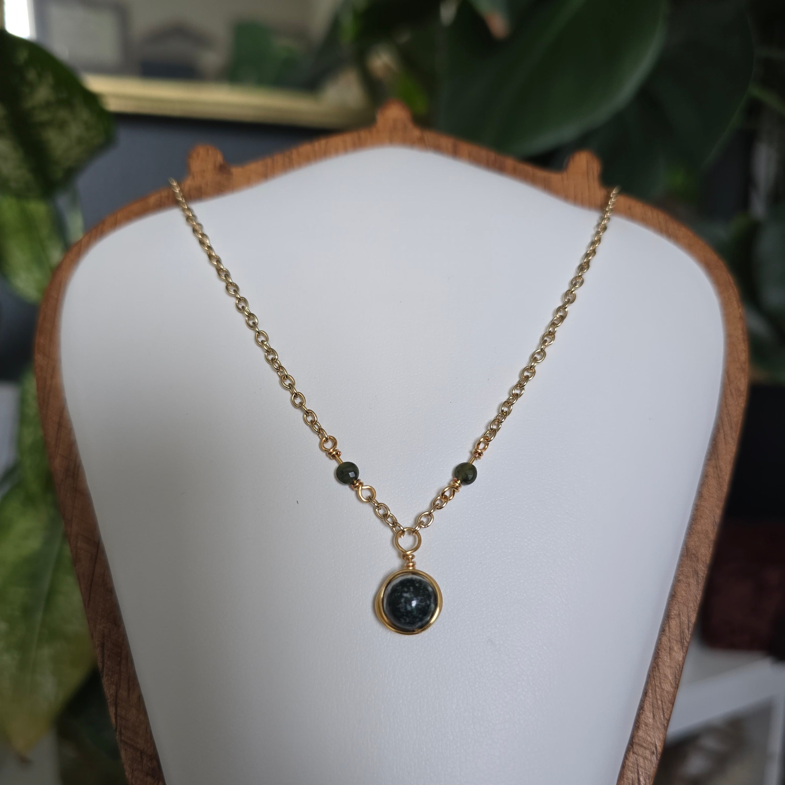 Marbled Agate Necklace