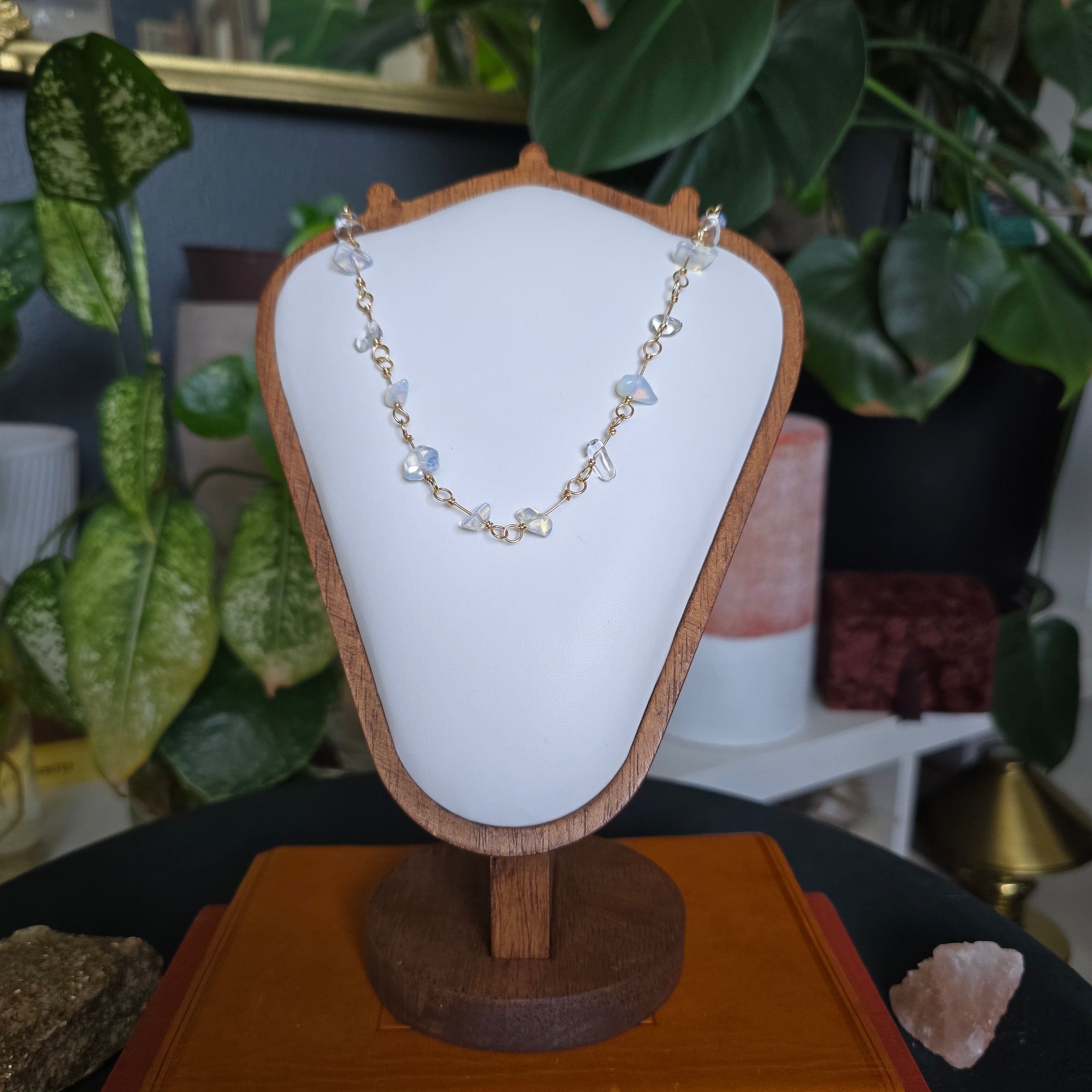 White Opal Necklace