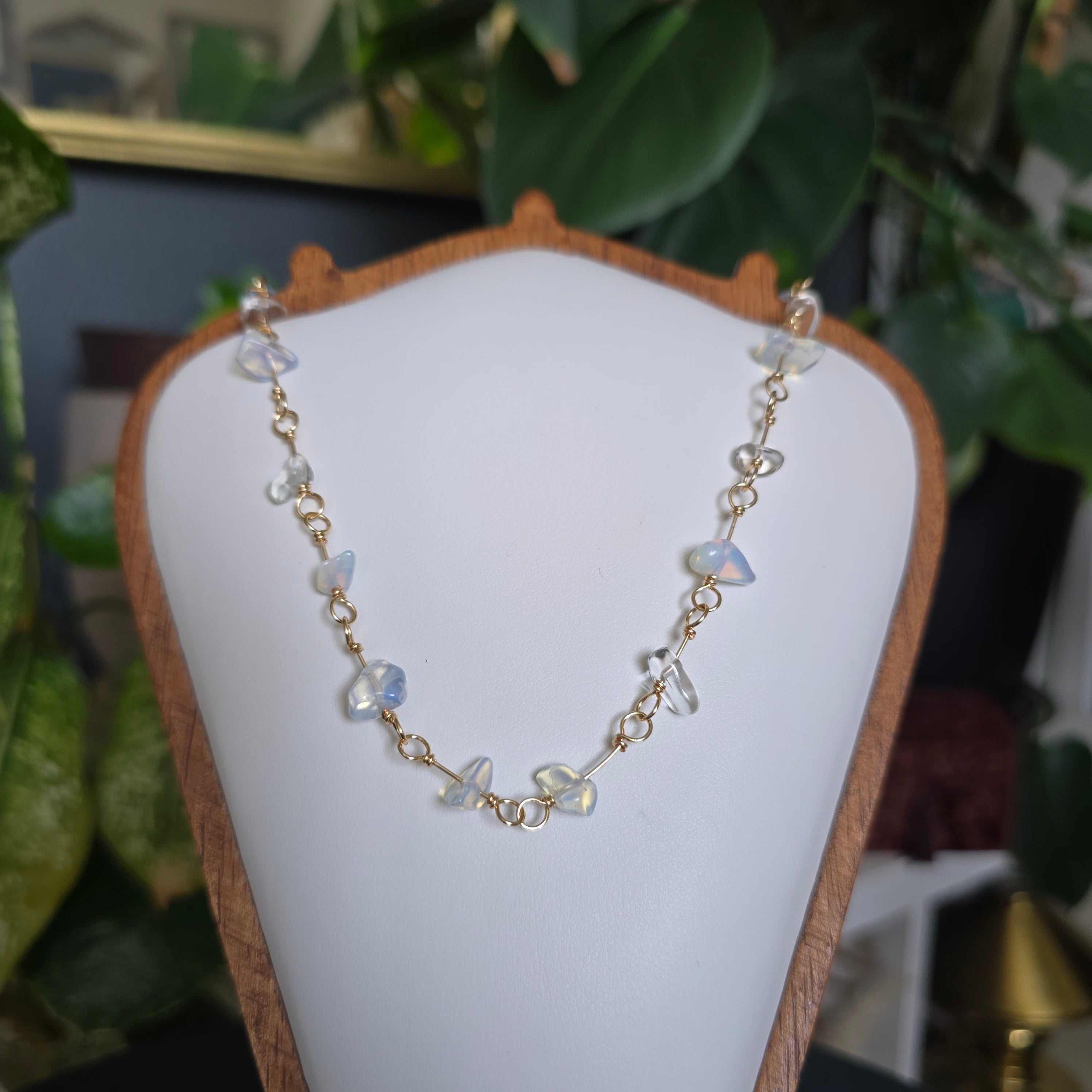 White Opal Necklace