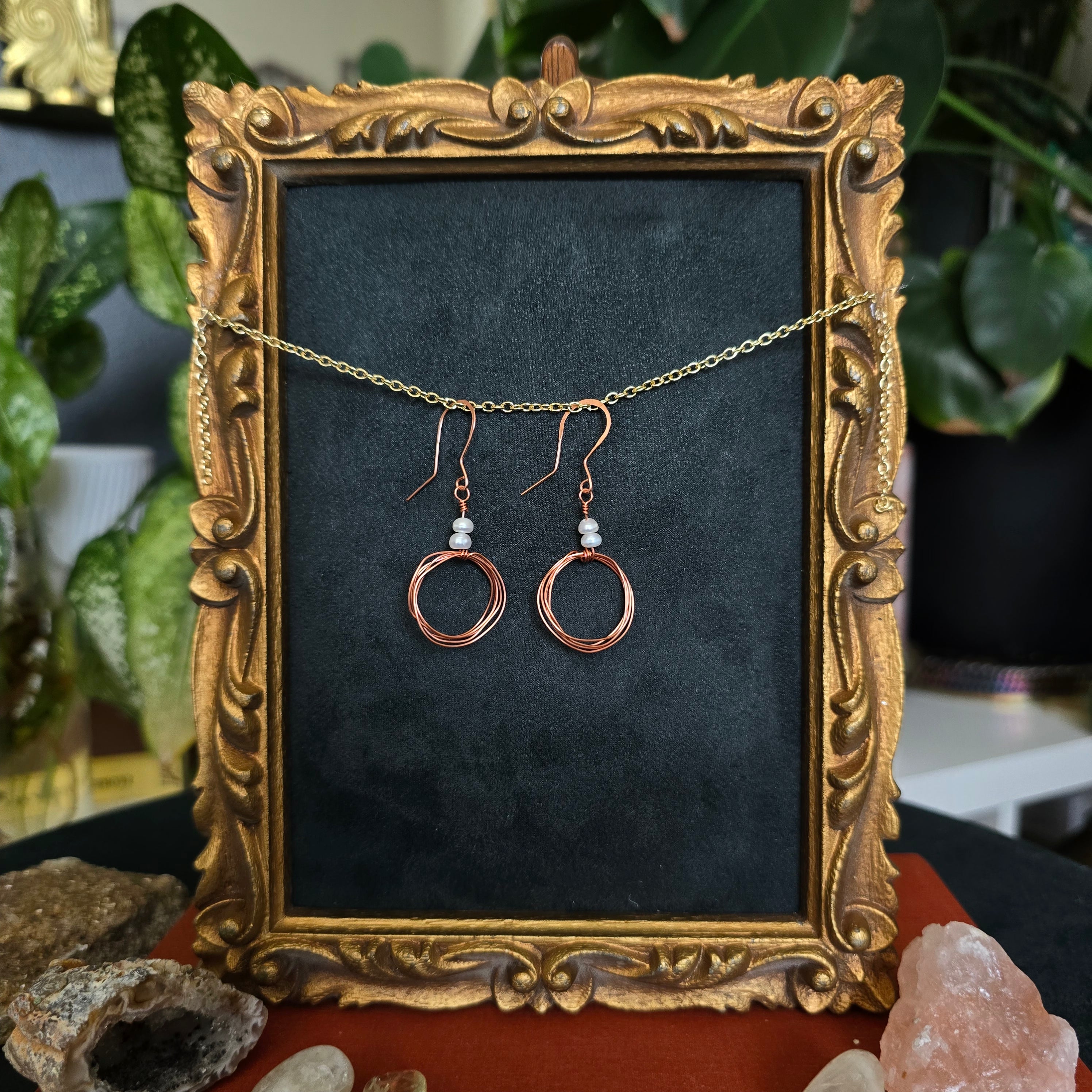 Pearl Circuit Earrings
