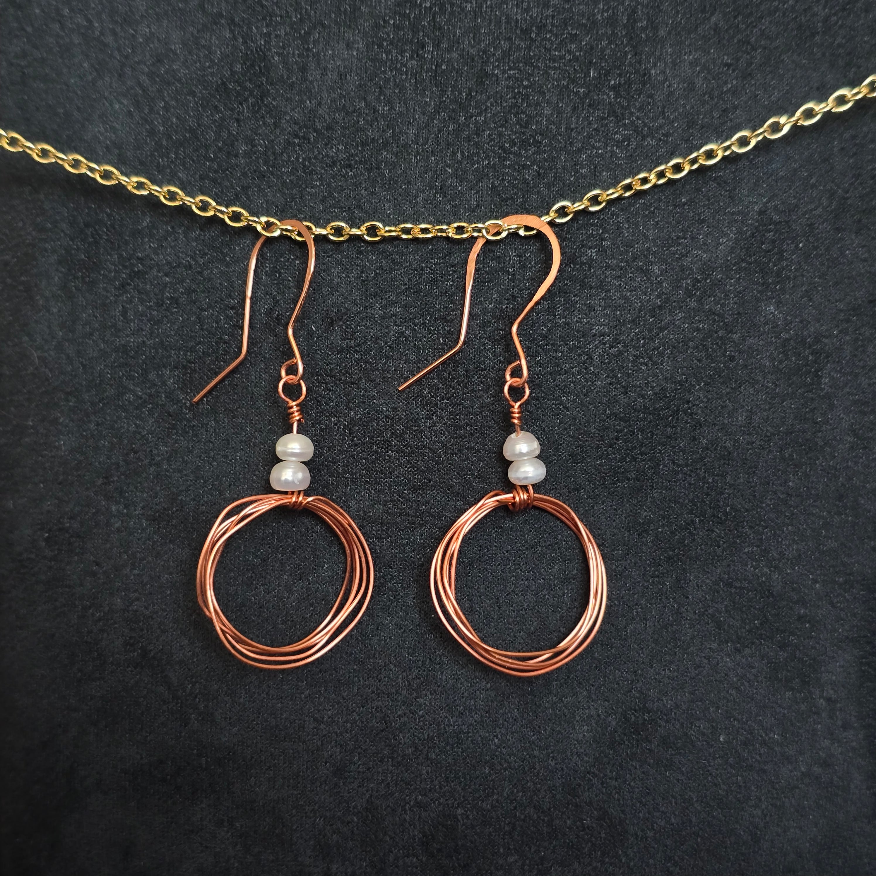 Pearl Circuit Earrings